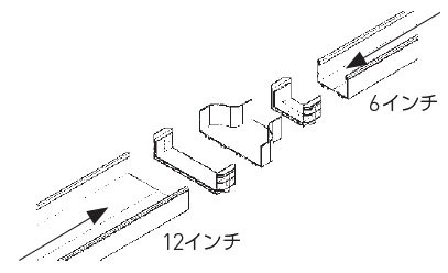 レデューサーによるサイズ変換